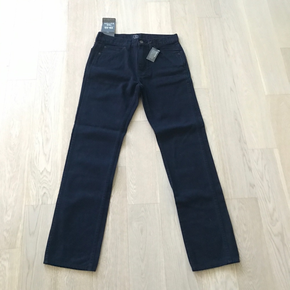 J Crew Men's Dark Blue Jeans - The Sutton - 29W X 32L